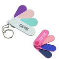 4 In 1 Mini Nail Files With Key Ring